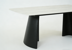 Silvia 180cm Table - Black & Grey