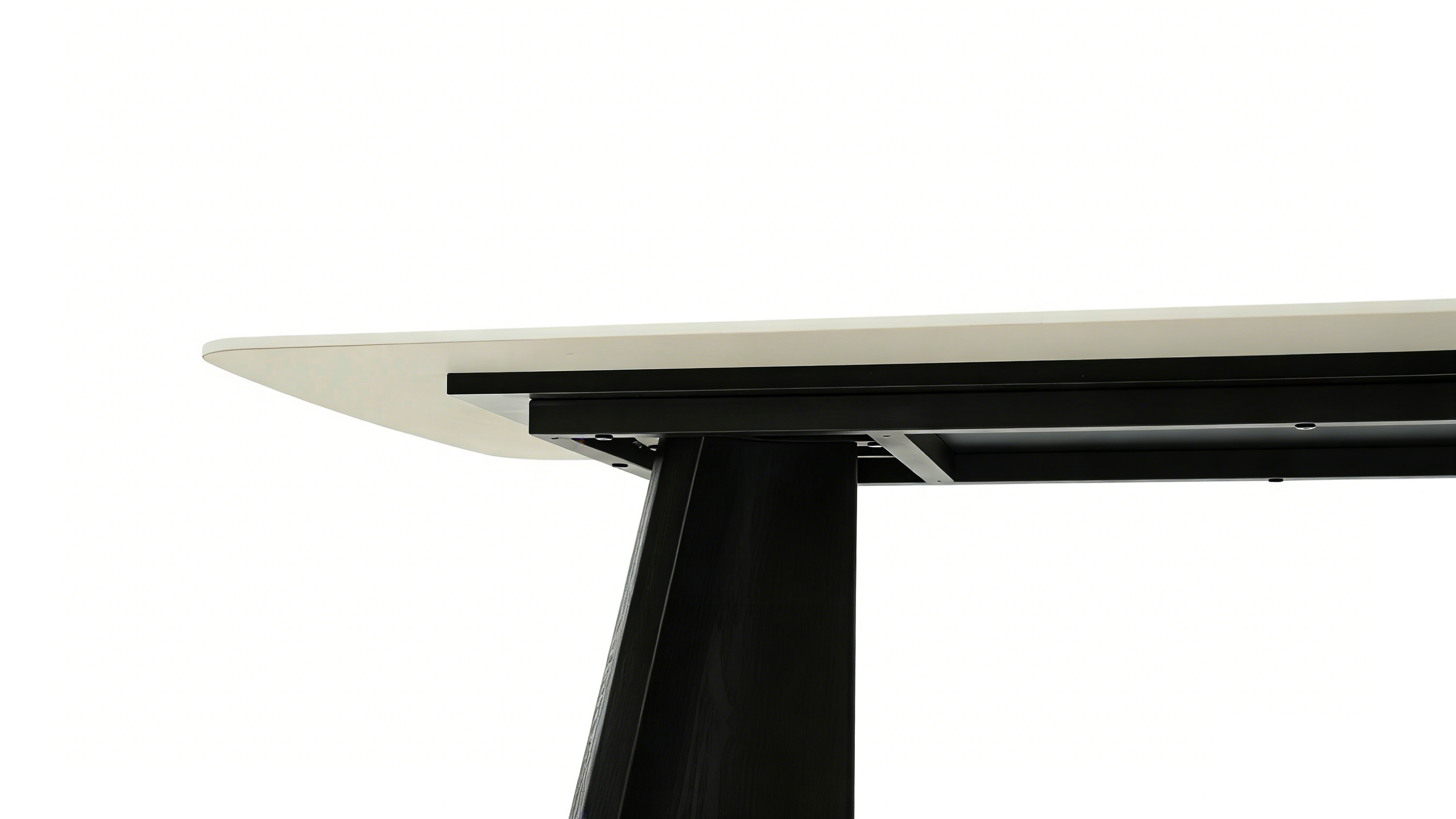Silvia 180cm Table - Black & Grey