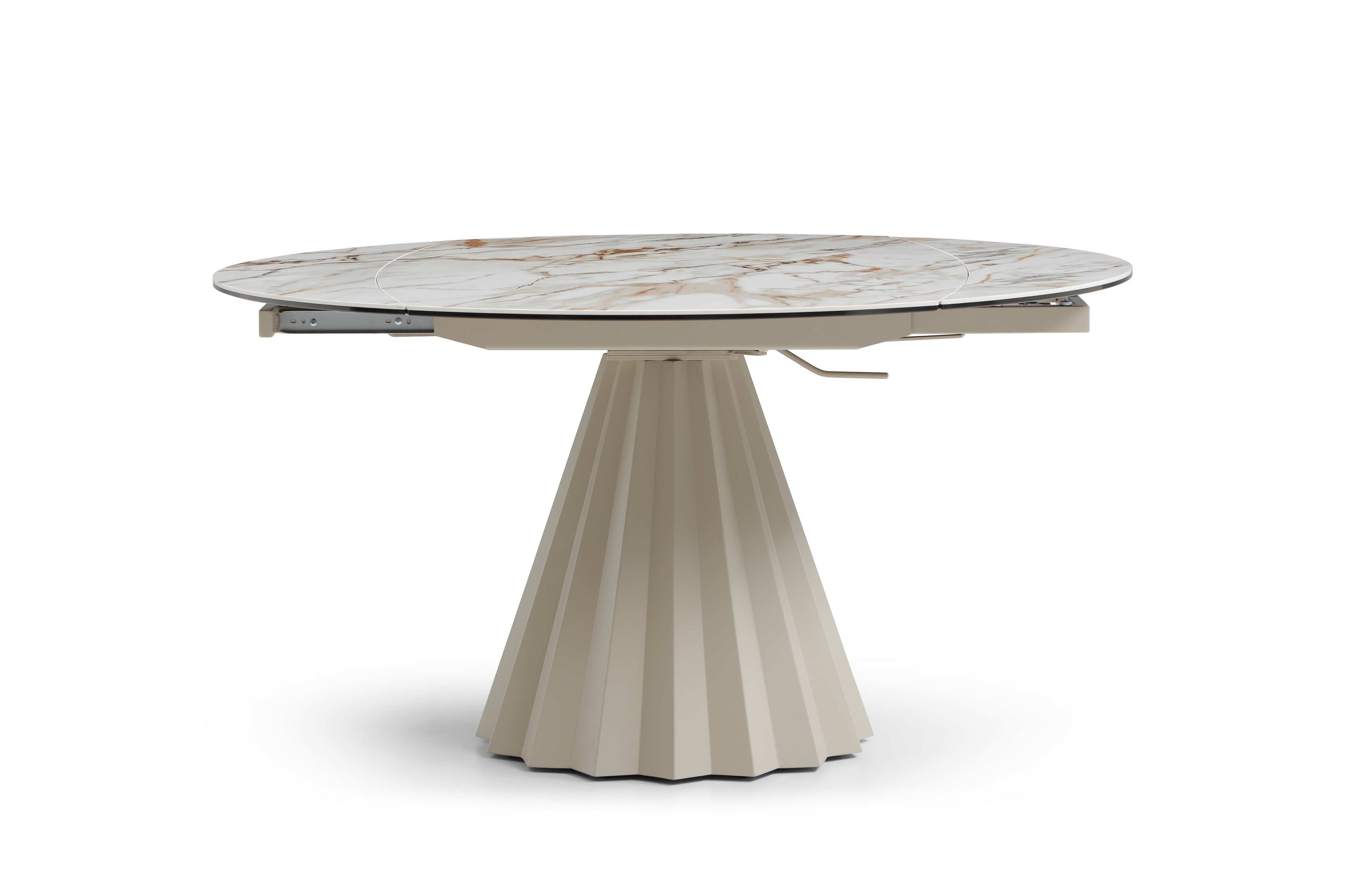 Skye Extending Table - Champagne & Sunset Vein