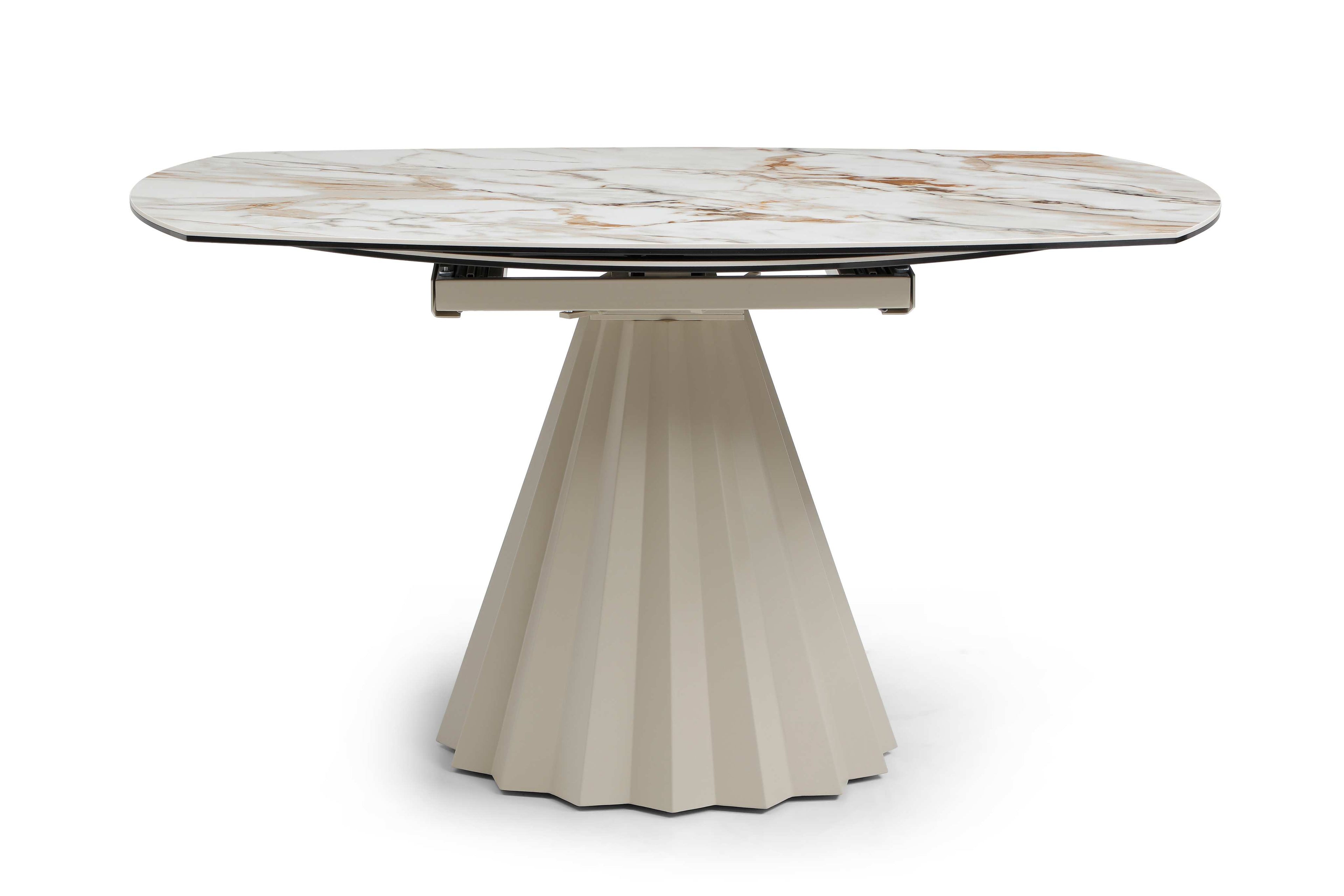 Skye Extending Table - Champagne & Sunset Vein