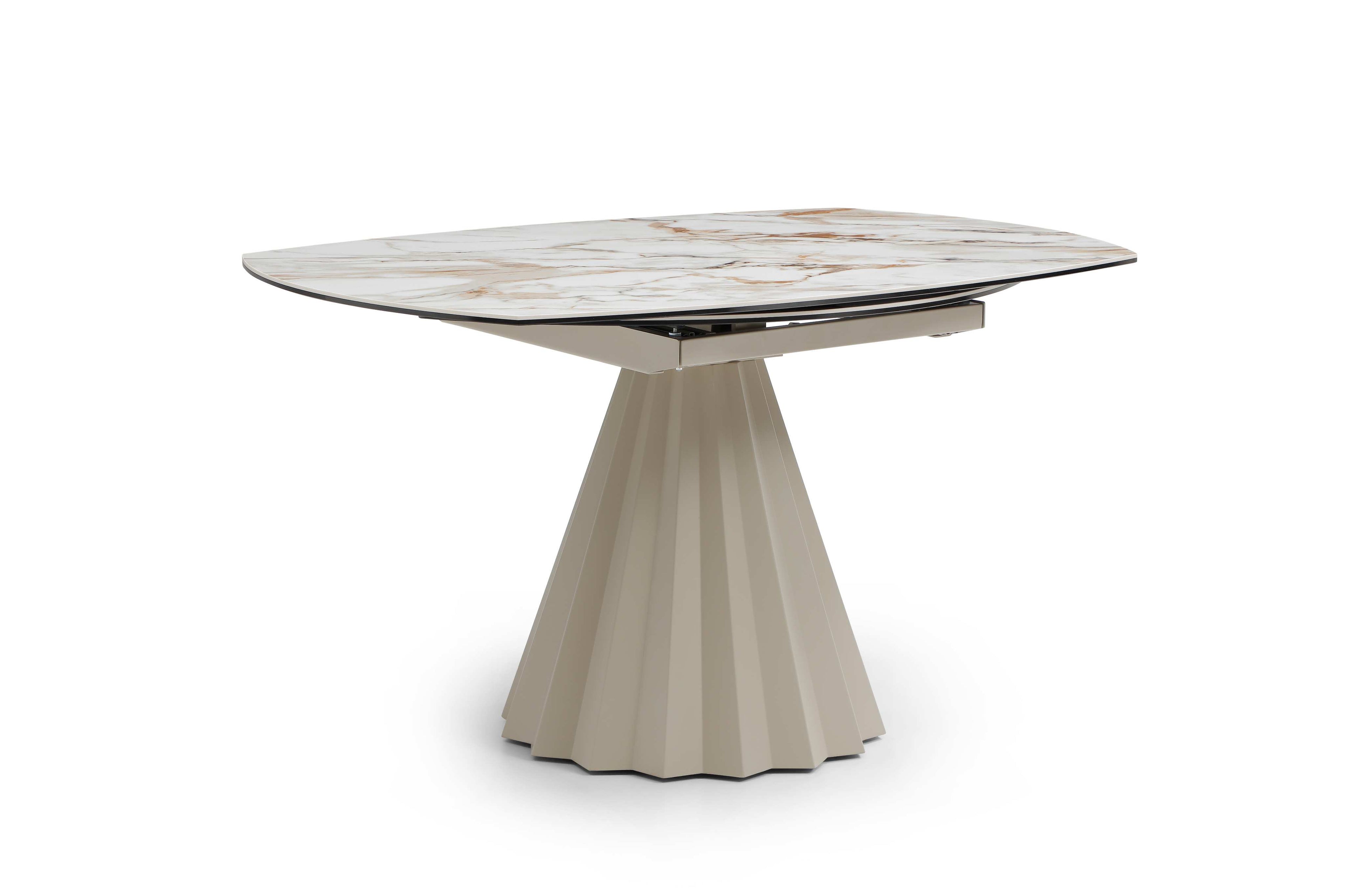 Skye Extending Table - Champagne & Sunset Vein
