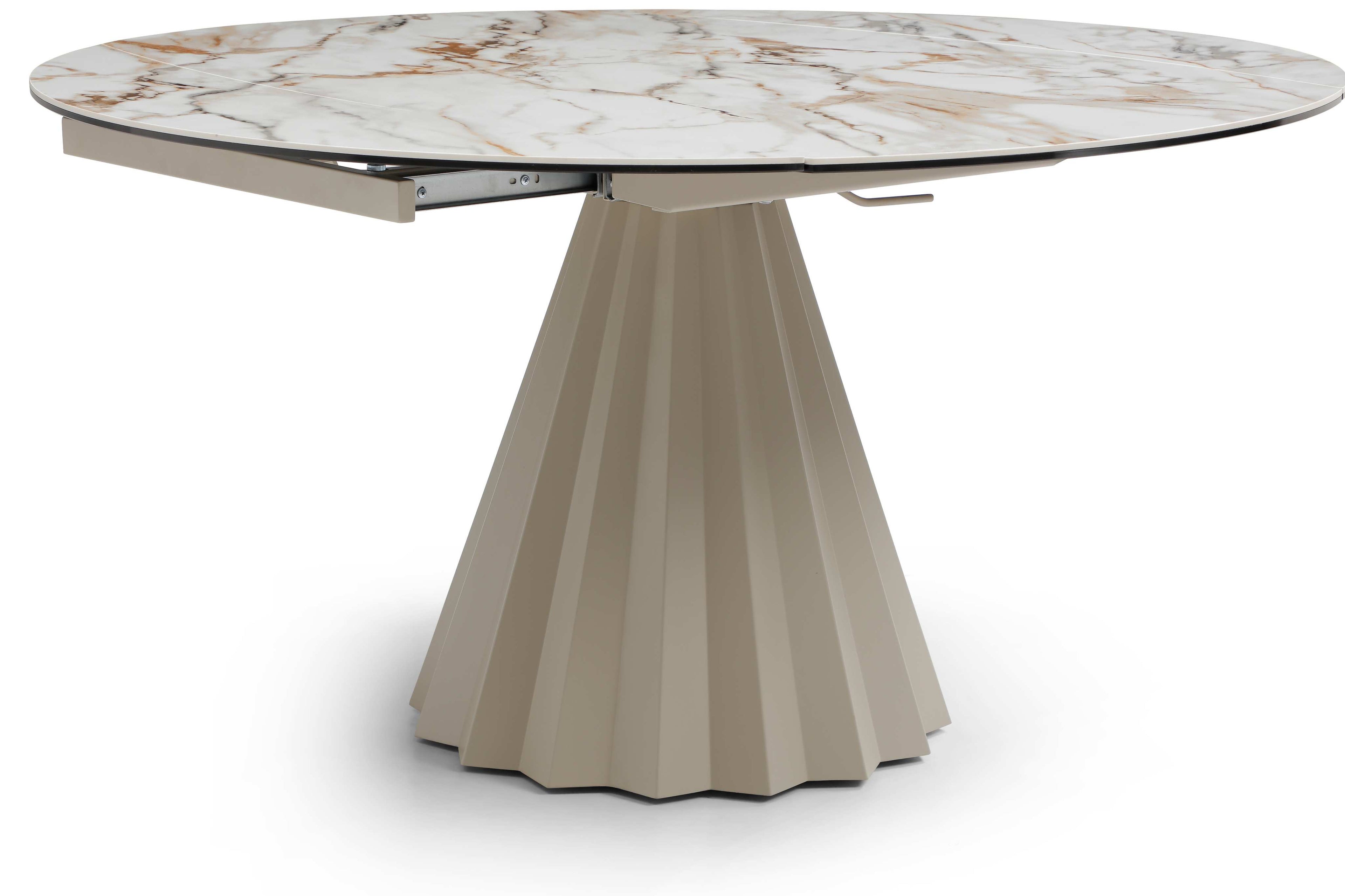 Skye Extending Table - Champagne & Sunset Vein