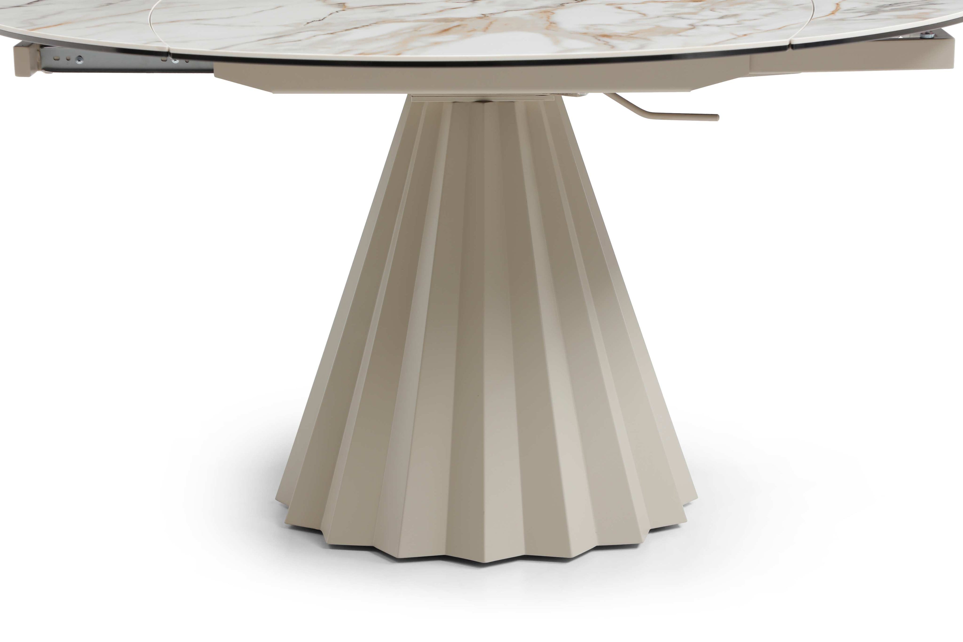 Skye Extending Table - Champagne & Sunset Vein