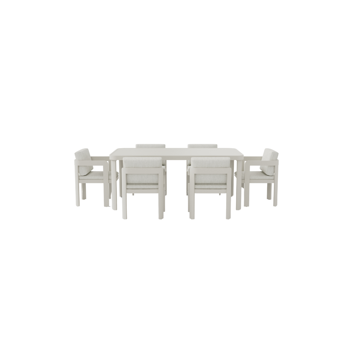 Sofia Outdoor Range - 6 Seater Dining Set