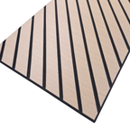 Self Adhesive Herringbone Acoustic Wall Panels - Premium Oak - 120cm x 30cm  (4 Pieces)