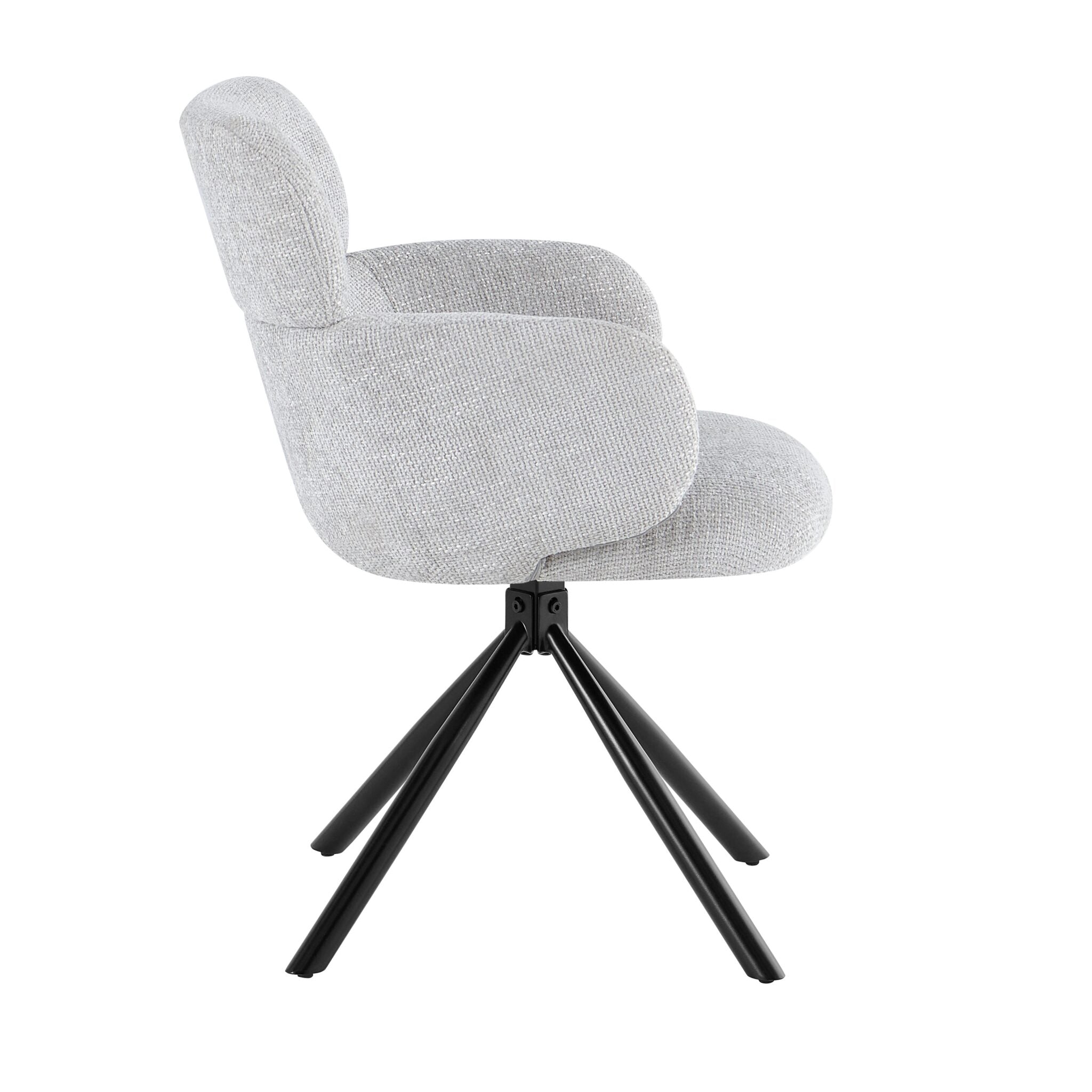 Tuscany Grey 360 Swivel Chair