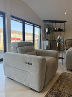 Tokyo Electric Recliner Grey Armchair