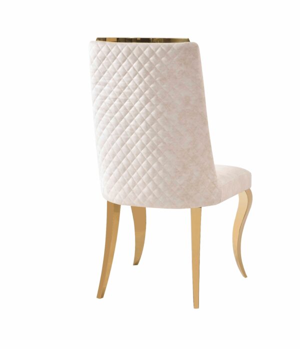 Roxby Cream & Gold Dining Chair