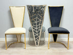 Vienna Black & Gold Dining Chair