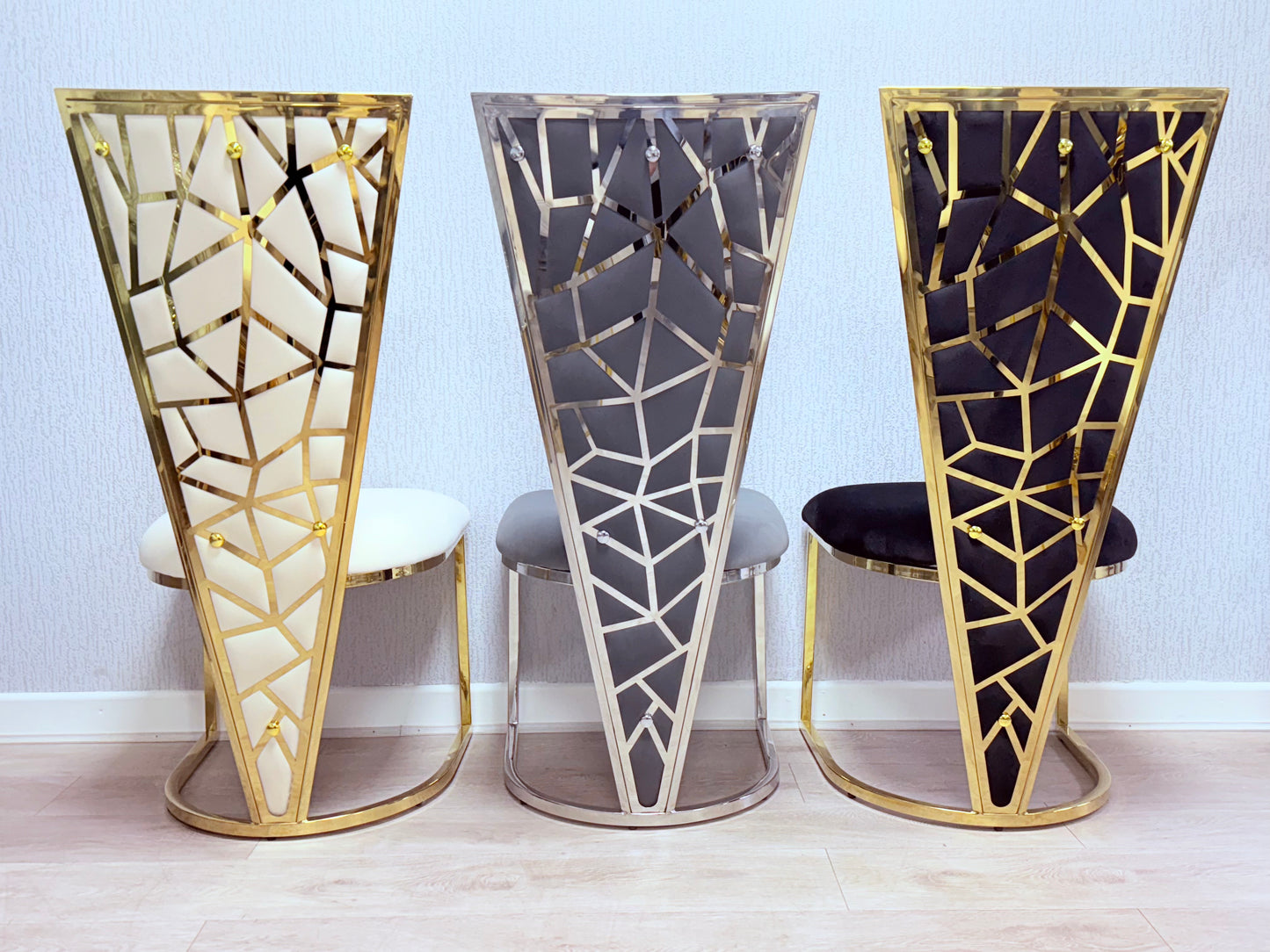 Vienna Black & Gold Dining Chair