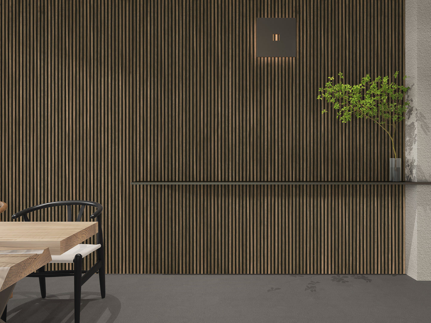 Dark Oak ( WPC Wall Panel )