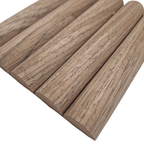 Flexible Flute Wall Panels - 240cm x 60cm - Walnut (2 pieces)