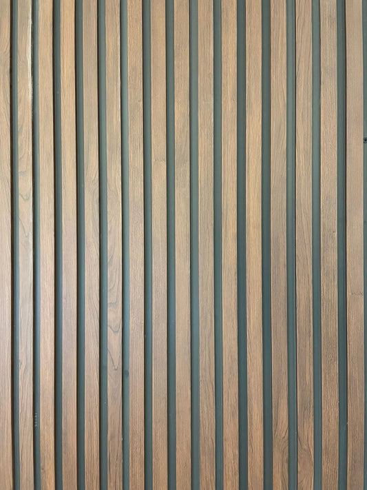 Wood effect Veneer Wall Panels Dark Oak