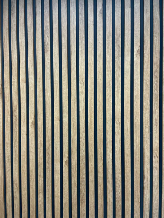 Wood effect Veneer Wall Panels Light Oak