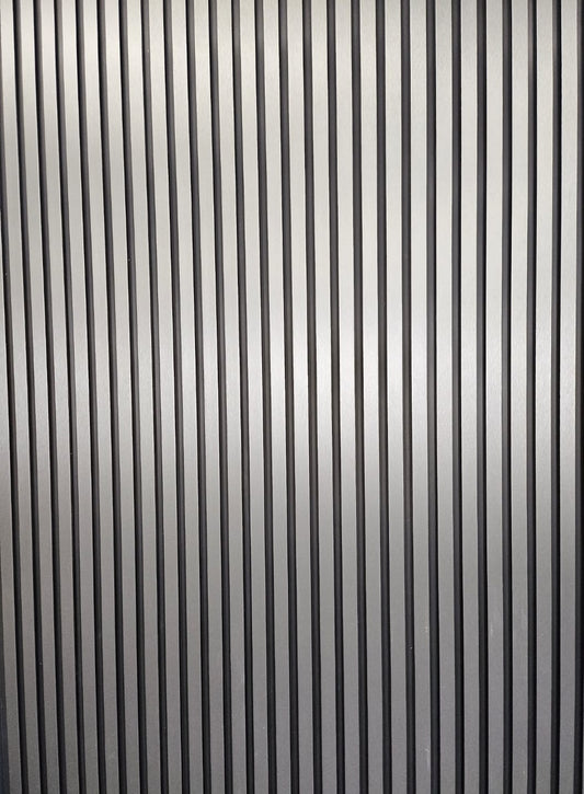 Wood effect Veneer Wall Panels Silver/Black