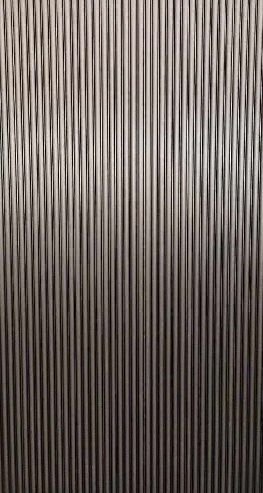 Decorative Fluted Wall Panels - Metallic Silver