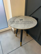 Venice Lamp Table - Grey Ceramic