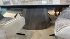 Monaco Extendable Grey Sintered Stone Table 160-240cm