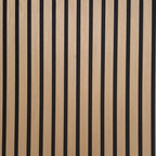 Acoustic Square Wood Wall Panel - Premium Oak 60cm x 60cm (4 Pieces)