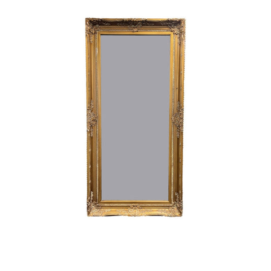 Gold Bevel Romana Wooden Frame Mirror In 3 Sizes