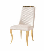 Roxby Cream & Gold Dining Chair