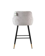 Zurich Light Grey Bar Stool