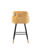 Zurich Mustard Bar Stool