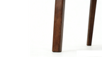 Zara Dining Chair - Walnut & Taupe