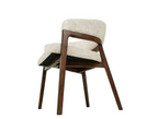 Zara Dining Chair - Walnut & Taupe