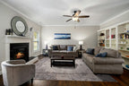 Lorenz White and Beige Rug