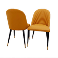 Alba Leather Dining Chair (3 Colours) - MyForeverFurnishings