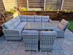 Amy Corner Rattan Dining Set - MyForeverFurnishings