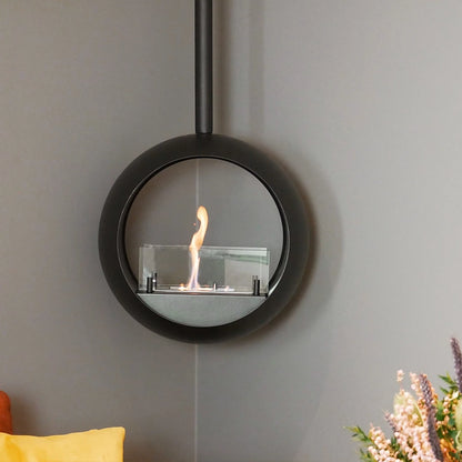 Edmonton 2-sided Suspended Bioethanol Fireplace