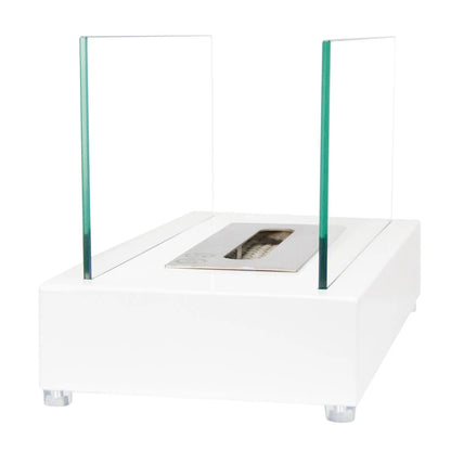 Lambeth White - Tabletop Bio Fireplace