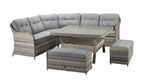 Constance Rattan Large Corner With Dining Table