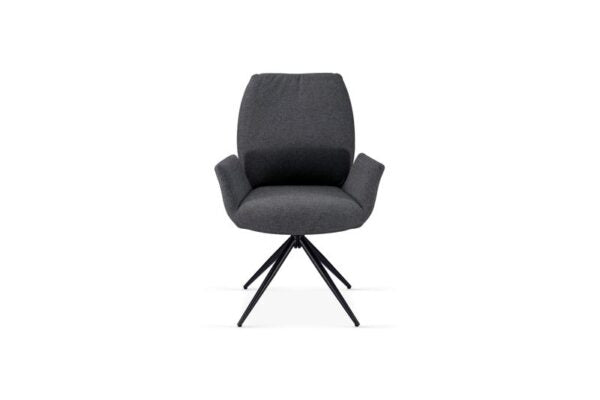Fairmont 360 Swivel Grey Dining Chair