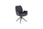 Fairmont 360 Swivel Grey Dining Chair
