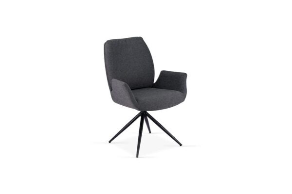 Fairmont 360 Swivel Grey Dining Chair
