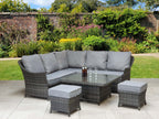 Francesca Corner Rattan Dining Set