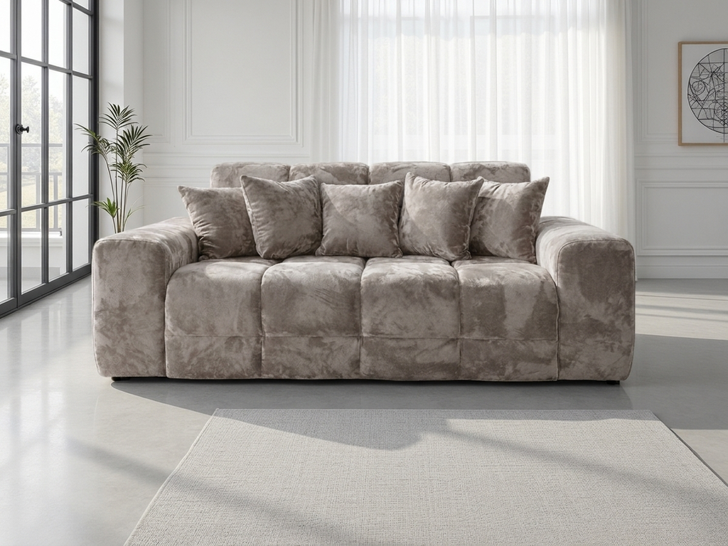 Jacob Sofa Mocha 3 Seater