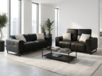 Richmond Electric Recliner Sofa Black 3+2 Set
