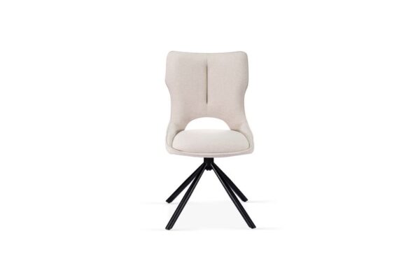 Roseland 360 Swivel Beige Dining Chair