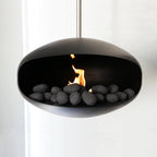 Ceramics Pebbles Black - 24 Pieces