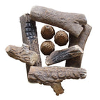 Ceramics Wood 9 pcs.