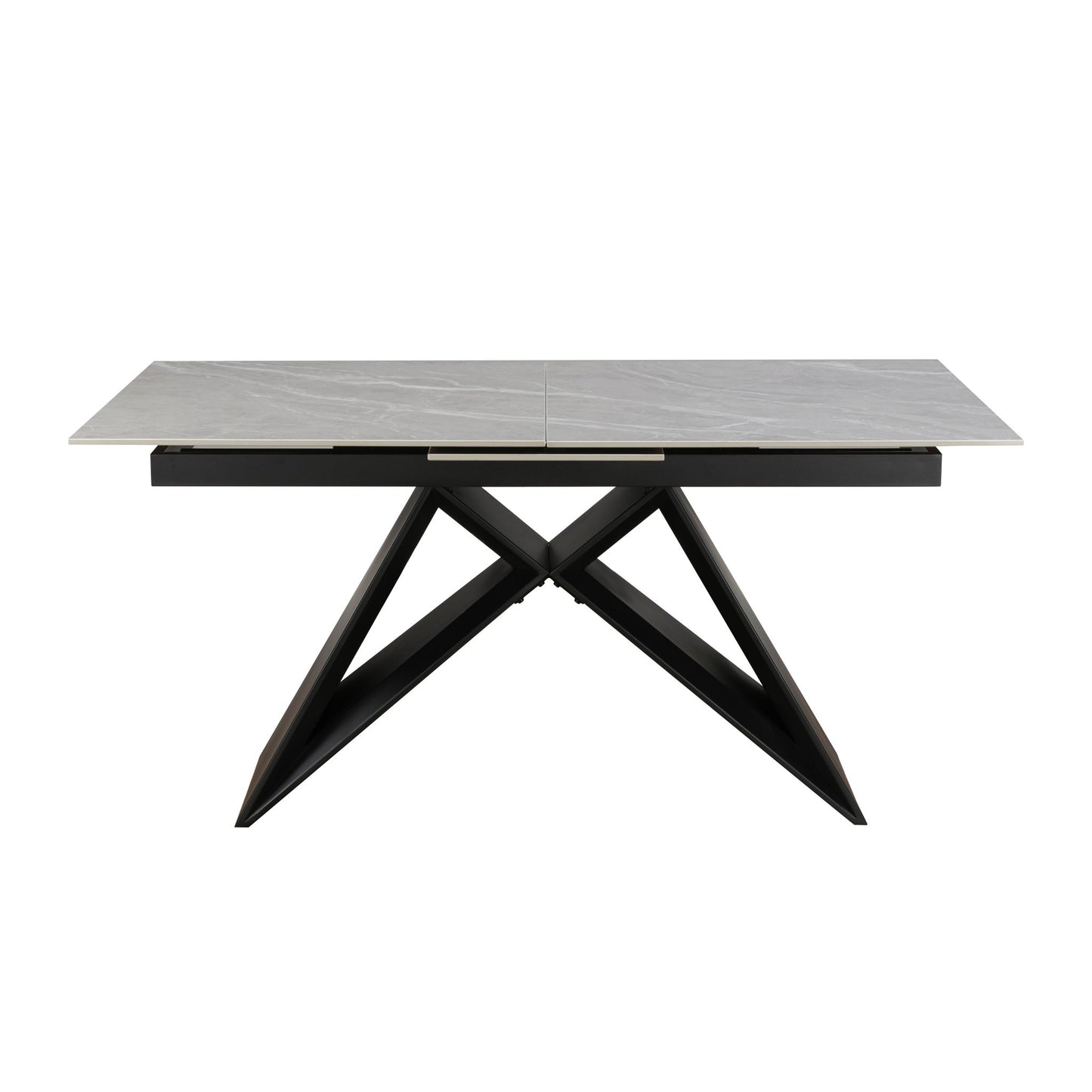 Riva Ceramic Argento Grey 160-200cm - Extending Matt