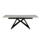 Riva Ceramic Argento Grey 160-200cm - Extending Matt