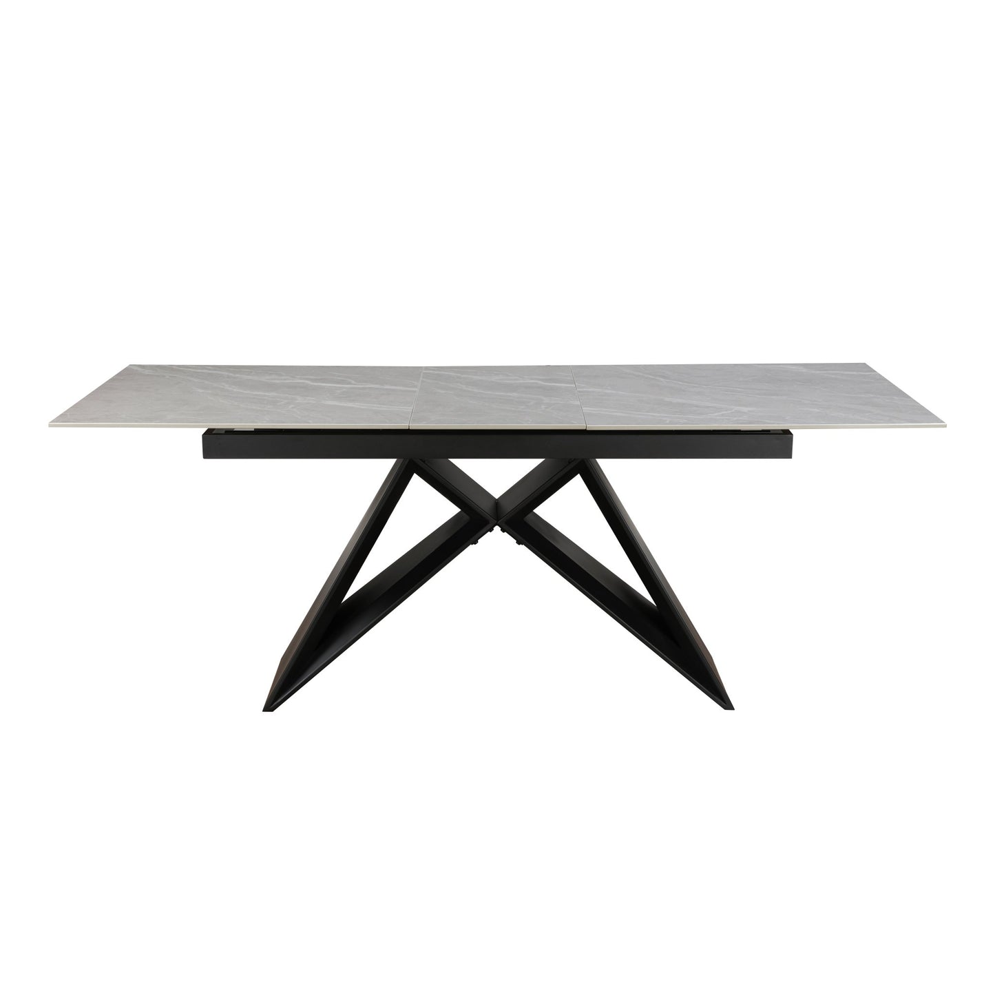 Riva Ceramic Argento Grey 160-200cm - Extending Matt