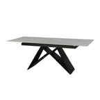 Riva Ceramic Argento Grey 160-200cm - Extending Matt