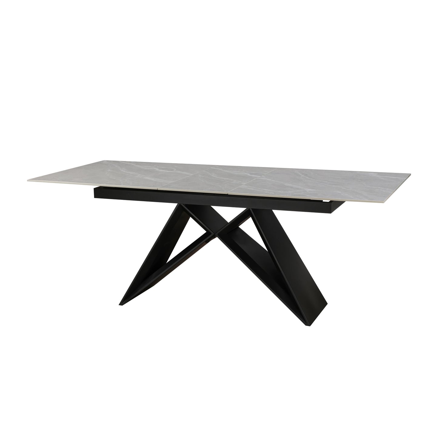 Riva Ceramic Argento Grey 160-200cm - Extending Matt