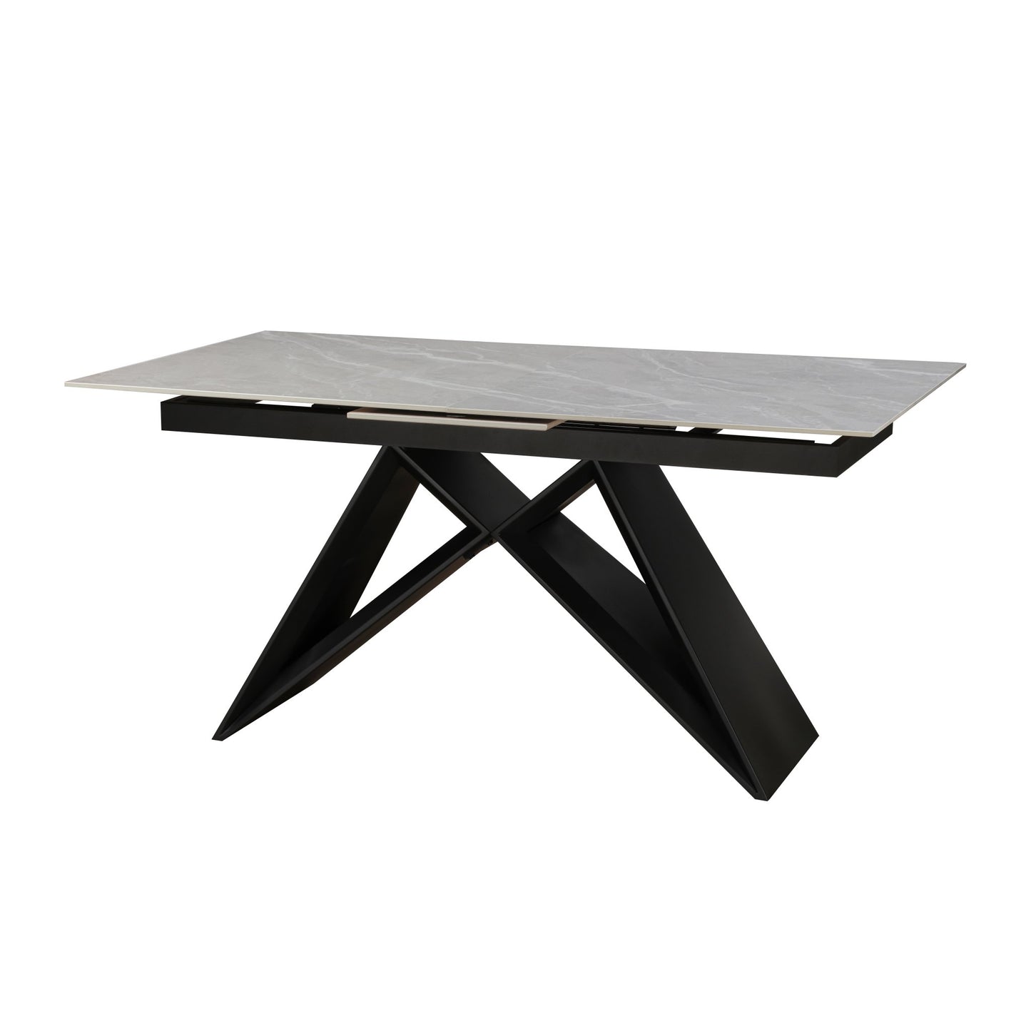 Riva Ceramic Argento Grey 160-200cm - Extending Matt